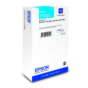 Original Epson C13T755240 / T7552 Tintenpatrone cyan