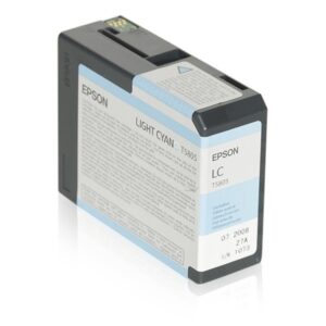 Original Epson C13T580500 / T5805 Tintenpatrone cyan hell