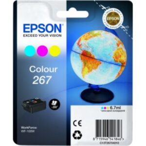 Original Epson C13T26704020 / 267 Tintenpatrone color