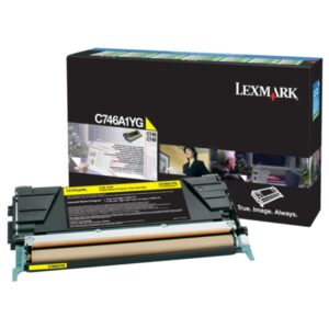 Original Lexmark C746A1YG Toner gelb