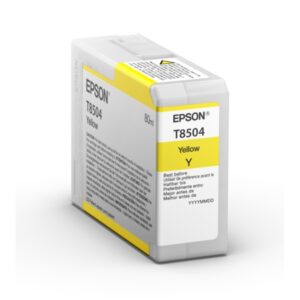 Original Epson C13T850400 / T8504 Tintenpatrone gelb