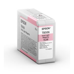 Original Epson C13T850600 / T8506 Tintenpatrone magenta hell