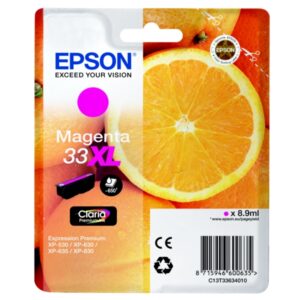 Original Epson C13T33634010 / 33XL Tintenpatrone magenta