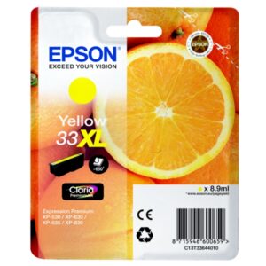 Original Epson C13T33644010 / 33XL Tintenpatrone gelb