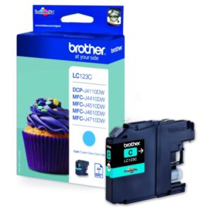 Original Brother LC123C Tintenpatrone cyan