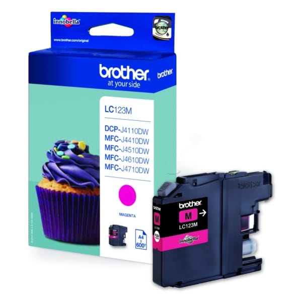 Original Brother LC123M Tintenpatrone magenta