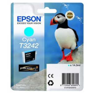 Original Epson C13T32424010 / T3242 Tintenpatrone cyan