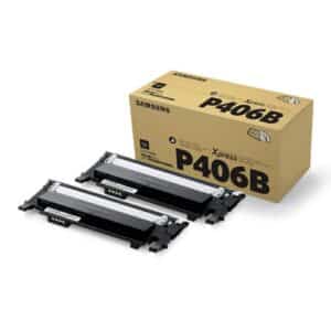 Original Samsung CLTP406BELS / P406B Toner schwarz