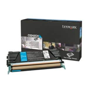 Original Lexmark C5242CH Toner cyan