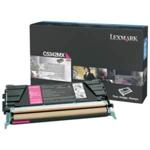 Original Lexmark C5342MX Toner magenta