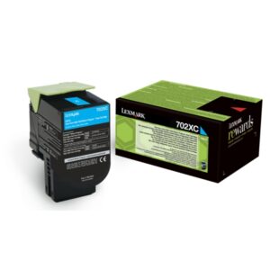 Original Lexmark 70C2XC0 / 702XC Toner cyan