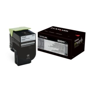 Original Lexmark 80C0H10 / 800H1 Toner schwarz