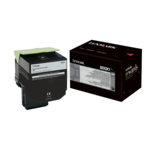 Original Lexmark 80C0X10 / 800X1 Toner schwarz