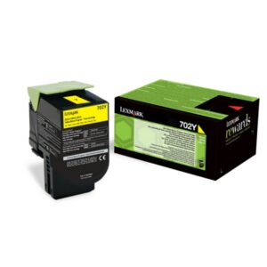 Original Lexmark 70C20Y0 / 702Y Toner gelb