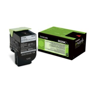 Original Lexmark 80C2SK0 / 802SK Toner schwarz