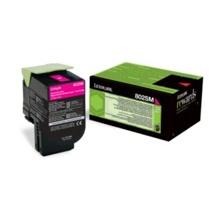 Original Lexmark 80C2SM0 / 802SM Toner magenta