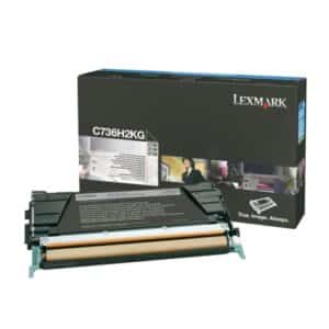 Original Lexmark C736H2KG Toner schwarz