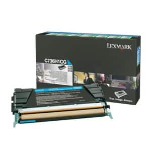 Original Lexmark C736H1CG Toner cyan