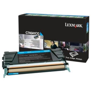 Original Lexmark C746A1CG Toner cyan