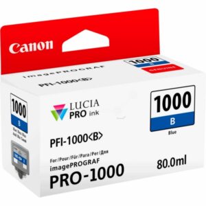 Original Canon 0555C001 / PFI1000B Tintenpatrone blau