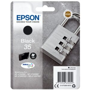 Original Epson C13T35814010 / 35 Tintenpatrone schwarz