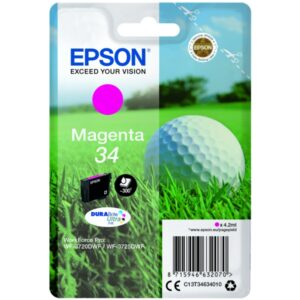 Original Epson C13T34634020 / 34 Tintenpatrone magenta