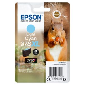 Original Epson C13T37954020 / 378XL Tintenpatrone cyan hell