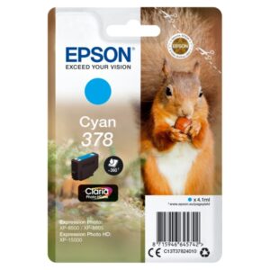 Original Epson C13T37824010 / 378 Tintenpatrone cyan