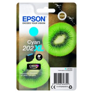 Original Epson C13T02H24020 / 202XL Tintenpatrone cyan