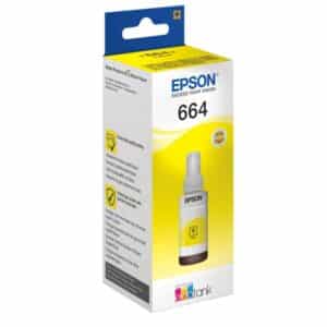 Original Epson C13T664440 / 664 Tintenflasche gelb