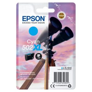 Original Epson C13T02W24020 / 502XL Tintenpatrone cyan