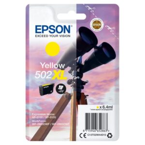 Original Epson C13T02W44010 / 502XL Tintenpatrone gelb