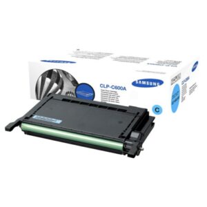 Original Samsung CLPC600AELS Toner cyan