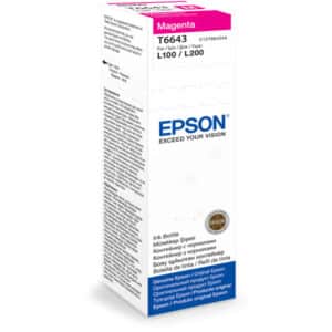 Original Epson C13T66434A / T6643 Tintenflasche magenta