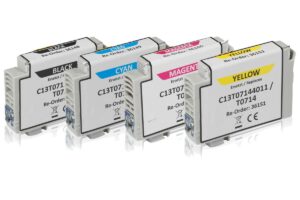 Multipack kompatibel zu Epson C13T07154010 enthält 4x Tintenpatrone