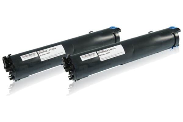 Sparset kompatibel zu Canon 0386 B 002 / C-EXV 18 enthält 2x Tonerkartusche