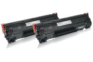 Sparset kompatibel zu HP CB 436 A / 36A enthält 2x Tonerkartusche