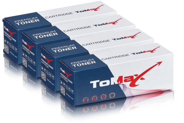 ToMax Multipack kompatibel zu  HP CB540A / 125A enthält 4x Tonerkartusche